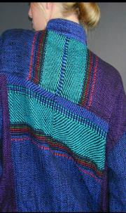pieced jacket back 