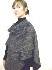 capelet draped